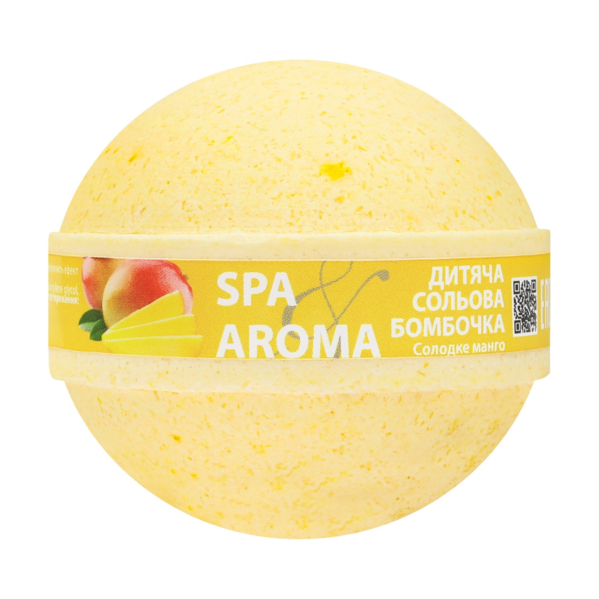 Дитяча бомбочка для ванни Bioton Cosmetics Spa &amp; Aroma Солодке манго, від 3 років, 75 г